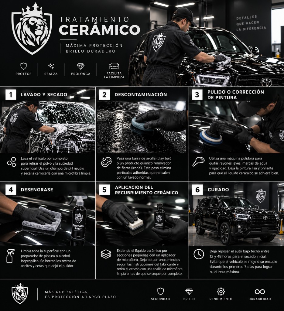 Proceso de tratamiento cerámico