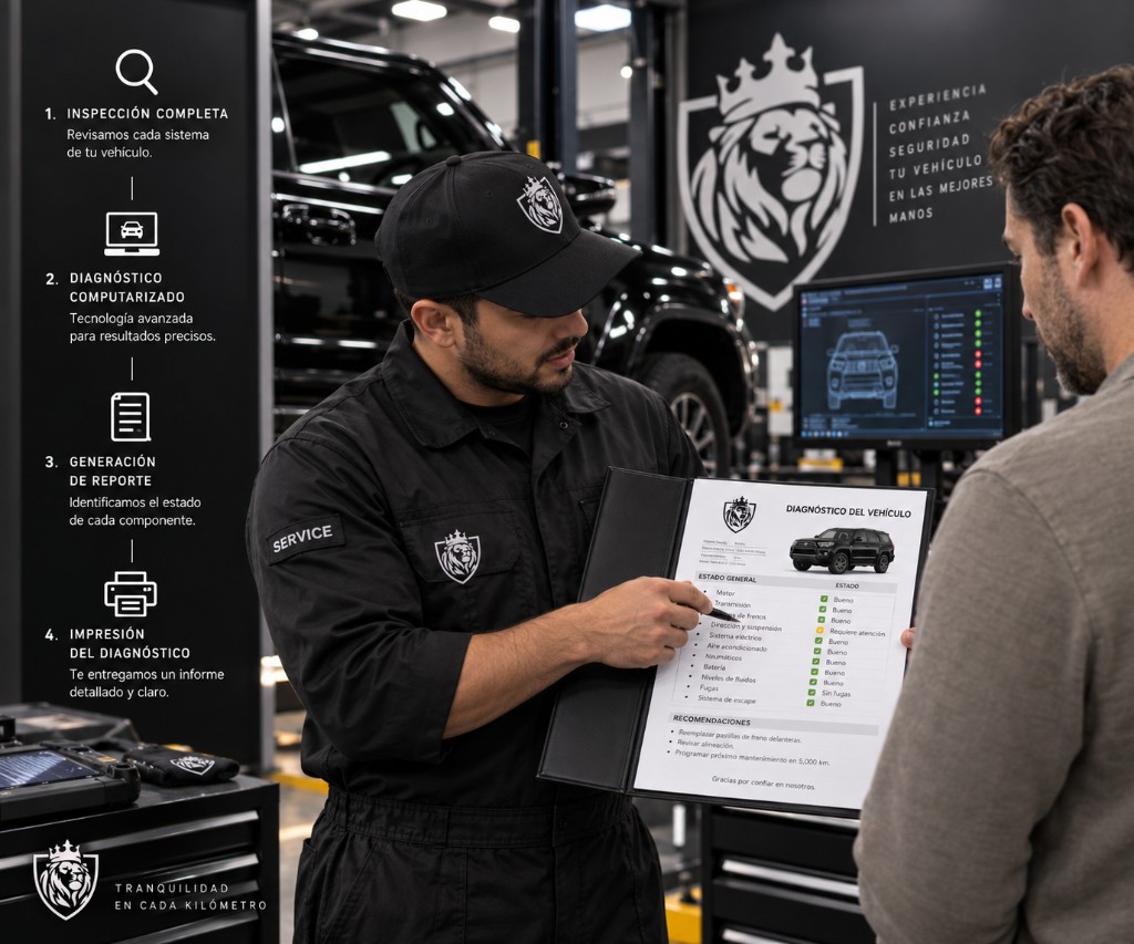 Inspección y diagnóstico del vehículo