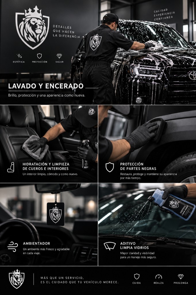 Servicios de detailing incluidos gratis